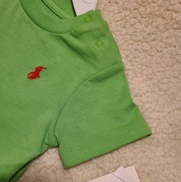 NWT Ralph Lauren size 3M green t-shirt - Picture 3 of 6